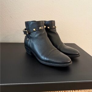 Valentino Garavani Ankle Rockstud Booties, Size 36